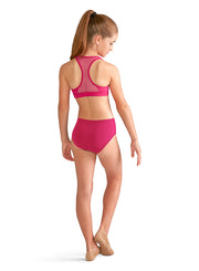 Bloch - Printed Regular Waist Brief - Child (FR5026C) - Hot Pink Papillon - Final Sale