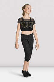 Bloch - Logo Crop Tee - Child (FT5219C) - Black