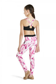Kaia by Bloch - Printed Faux Pocket Legging - Child (KA019P) - Pinktastik - Final Sale