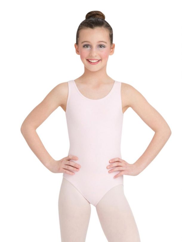Capezio - High Neck Tank Leotard - Child (CC201C) - Pink