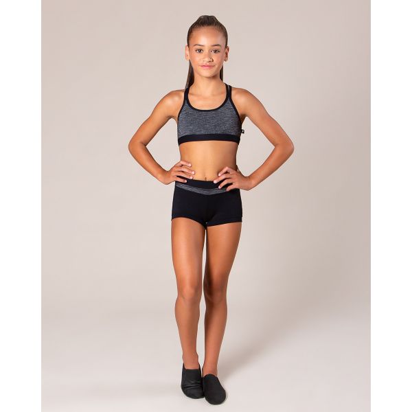 Energetiks - Olivia Crop Top - Adult (AC107-BLK) - Black - Final Sale