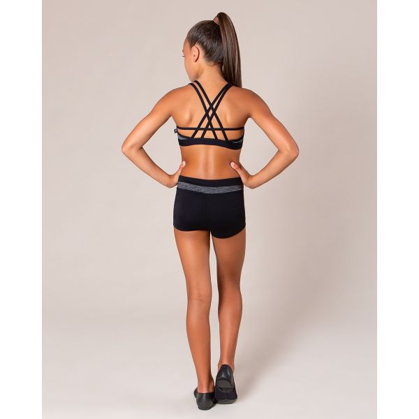 Energetiks - Olivia Crop Top - Adult (AC107-BLK) - Black - Final Sale