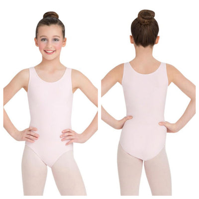 Capezio - High Neck Tank Leotard - Child (CC201C) - Pink
