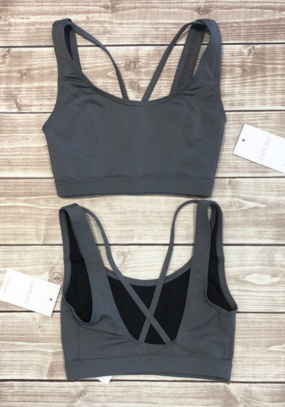 Capezio - Tank Bra Top - Adult (11284W) - Gray Final Sale
