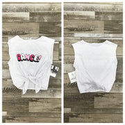 Energetiks - Lola Tie Crop - (ICAT52SF5) - White