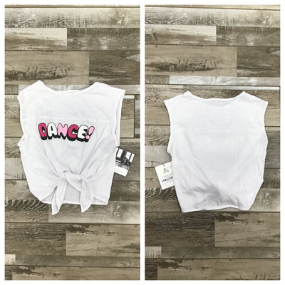 Energetiks - Lola Tie Crop - (ICAT52SF5) - White