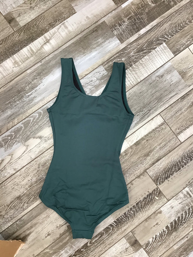 Capezio - Studio Collection Pinch Front V Neck Leotard - Adult (SE1008W) - Hunter