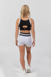 Sylvia P - Polka Polka Short - Adult (21-11-GHY-016) - Black Final Sale