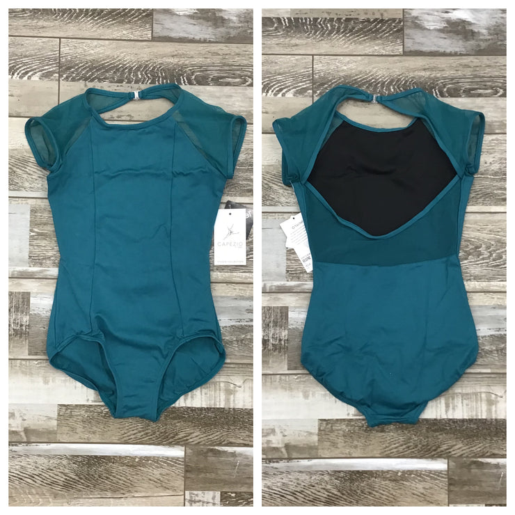 Capezio - Studio Collection Raglan Sleeve High Neck Leotard - Child (SE1076C) - Teal