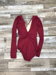 So Danca - Ruth Long Sleeve Leotard with Low Back - Child/Adult (SL118/SL117) - Burgundy