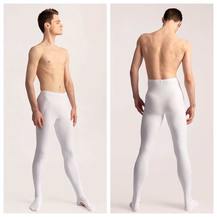 Nikolay - LITTLE ERIC/ERIC Leggings Convertible Tights - Boys/Mens (DAD2008MN/DA2008MN) - White