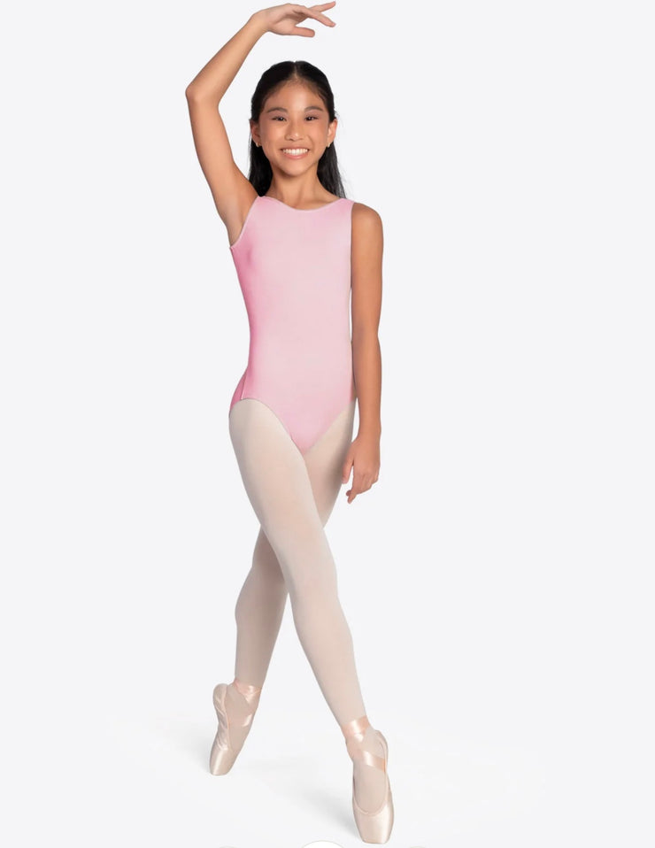 So Danca - Franca Tank Boat Neck Leotard - Child (SL168) - Light Pink