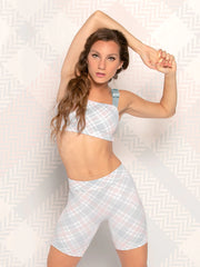 Eleve Dancewear - Carolyn Crop Top - Adult - Plaidness - Final Sale
