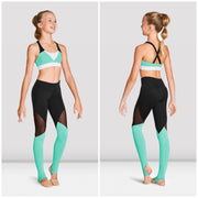 Bloch - Girls Full Length Leggings - Child (FP5209C) - Blue Radiance - Final Sale