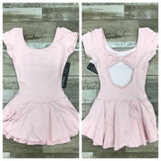 So Danca - Children's Christabel Cap Sleeve Leotard Dress - Child (SL122) - Light Pink