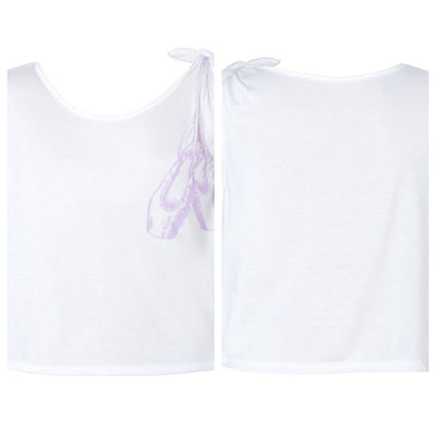 Energetiks - Riley Tie Top - Child (ICAT71J1) - White