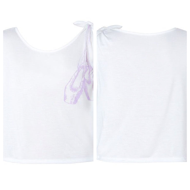 Energetiks - Riley Tie Top - Child (ICAT71J1) - White