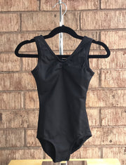 Capezio - Studio Collection Pinch Front V Neck Leotard - Child (SE1008C) - Black
