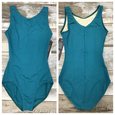 So Danca - Franca Tank Boat Neck Leotard - Child(SL168) - Tropic Green