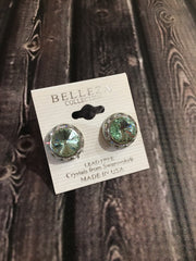 Belleza Collection - Swarovski Crystals Pierced Earrings - 15mm