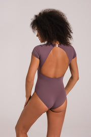 Nikolay - LEANNE Cap-sleeve Leotard - Adult (DA2023MPN) - Illusion - Final Sale