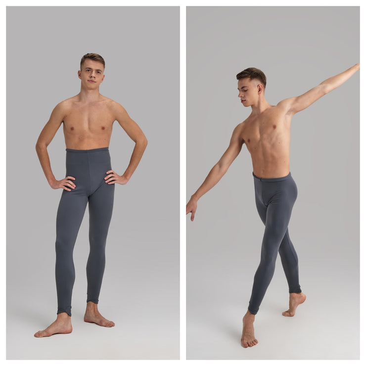 Nikolay - LITTLE ERIC/ERIC Leggings Convertible Tights - Boys/Mens (DAD2008MN/DA2008MN) - Dark Grey