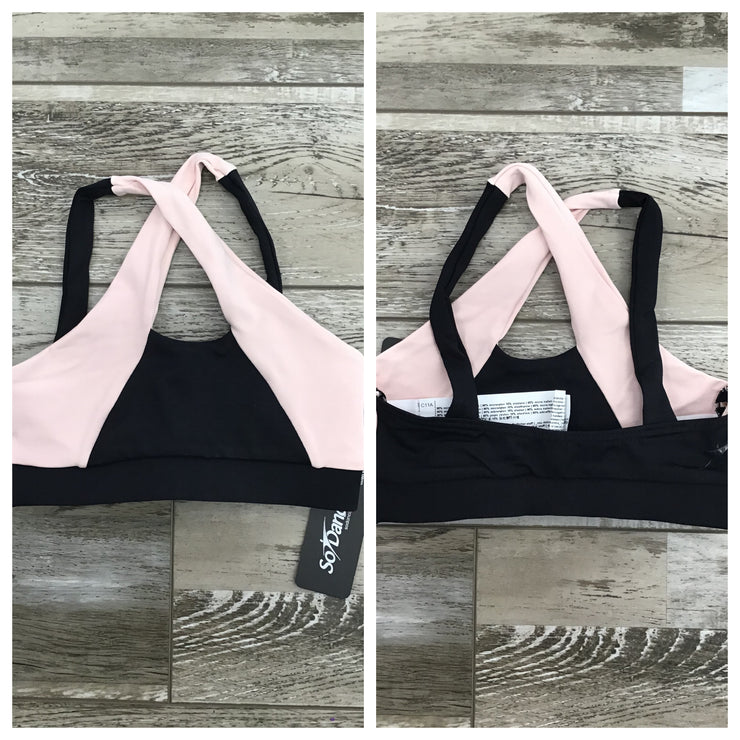 So Danca - Maya Top - Child (L-2549) - Black/Antique Rose