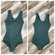 Capezio - Studio Collection Pinch Front V Neck Leotard - Adult (SE1008W) - Hunter