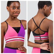 Sylvia P - Airspeed Crop Top - Adult - Multicolored - Final Sale