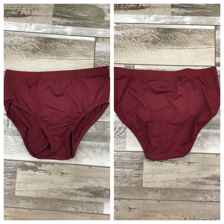 Body Wrappers - Athletic Brief - Adult (MT200) - Wine