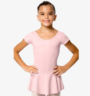 So Danca - Children's Christabel Cap Sleeve Leotard Dress - Child (SL122) - Light Pink