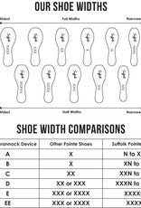 Suffolk - Sterling Pointe Shoes Standard Shank FINAL SALE