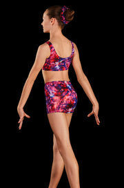 Dynami by Bloch - Floral Fusion Shorts - Child (GB197C) - Floral Fusion