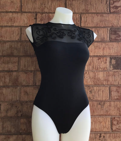 Ballet Rosa - Lesly Sweetheart Neckline/Open Back Leotard - Adult (1112MFA) - Noir