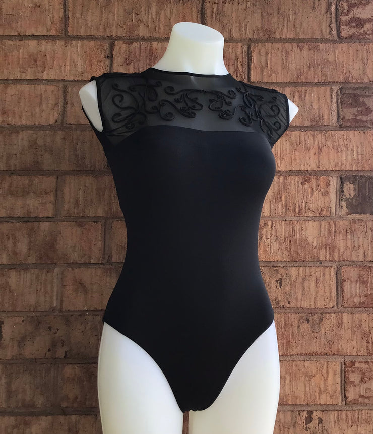 Ballet Rosa - Lesly Sweetheart Neckline/Open Back Leotard - Adult (1112MFA) - Noir