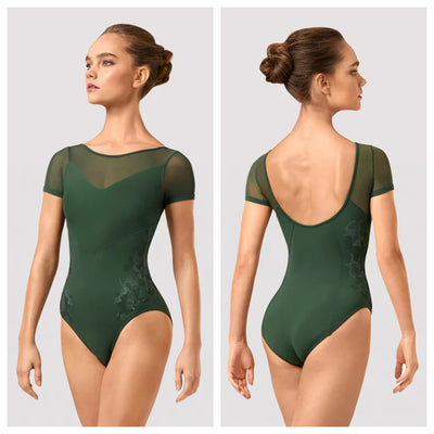 Bloch - Boat Neck Camo Cap Sleeve Leotard - Adult (L4312) - Sycamore