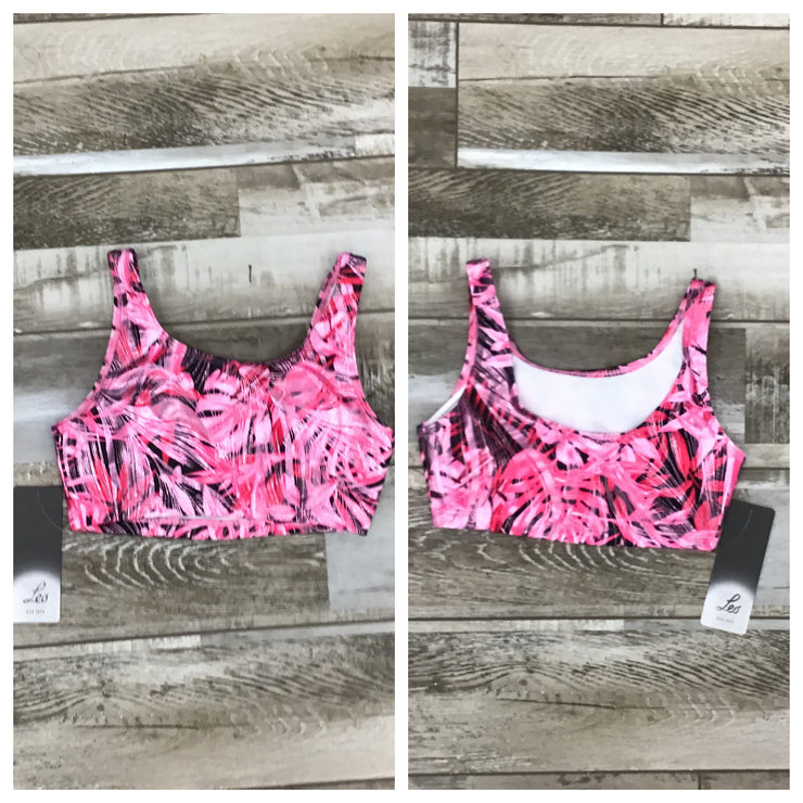 Leo - Printed Crop Top - Child (GB149C) - Utopia Pink