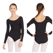 Capezio - Long Sleeve Leotard - Child/Adult (TB134C/TB135) - Black