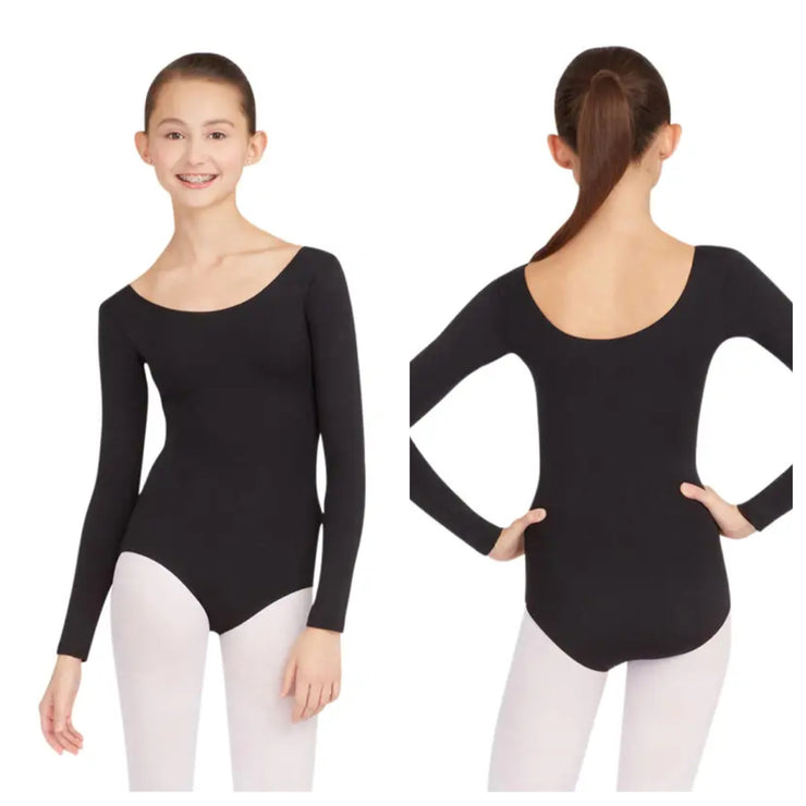 Capezio - Long Sleeve Leotard - Child/Adult (TB134C/TB135) - Black