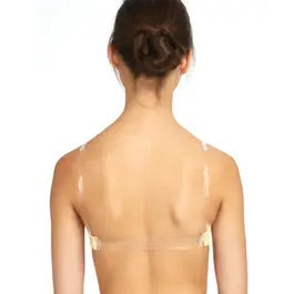 Capezio- Clear Back Strap - (STRP2/STRP3) - Clear