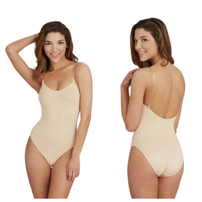 Capezio - Overs & Unders Bodyliners - Camisole Leotard w/ Clear Adjustable Straps - Child/Adult (3532C/3532) - Nude