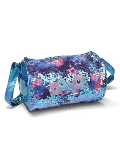 Danz N Motion - Stars Sequin Roll Bag (B23514) - Blue