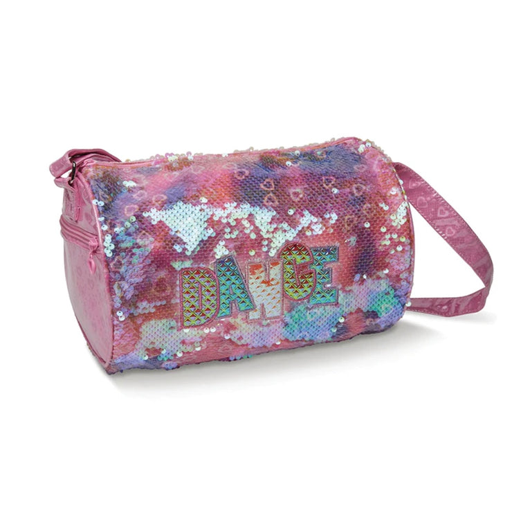 Danz N Motion - Heart Sequin Roll Bag (B22511) - Pink