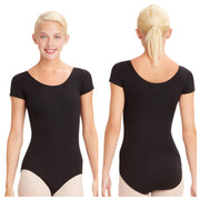 Capezio - Short Sleeve Leotard - Child/Adult (TB132C/TB133) - Black