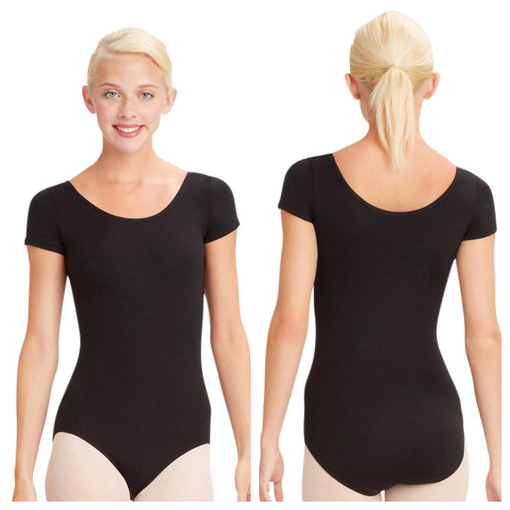 Capezio - Short Sleeve Leotard - Child/Adult (TB132C/TB133) - Black