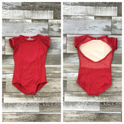 Capezio - Studio Collection Raglan Sleeve High Neck Leotard - Adult (SE1076W) - Scarlet