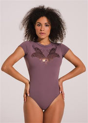 Nikolay - LEANNE Cap-sleeve Leotard - Adult (DA2023MPN) - Illusion - Final Sale