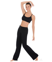 Eurotard - Cotton Lycra® Mid Rise Jazz Pants - Child (46556) - Black
