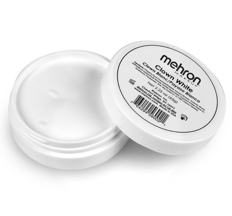 Mehron - Clown White - 2.25oz (130) - White