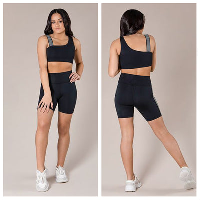 Energetiks - Motion Crop Top - Adult (IC75PA1-BLK) - Black - Final Sale